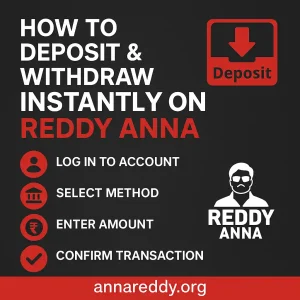 How to Deposit & Withdraw Instantly on Reddy Anna